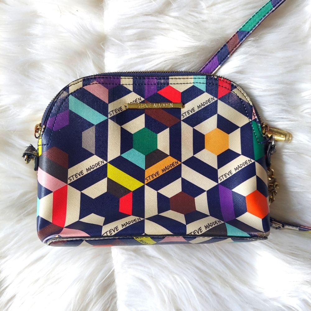 Steve Madden Multicolor Geometric Women's Crossbody Bag
